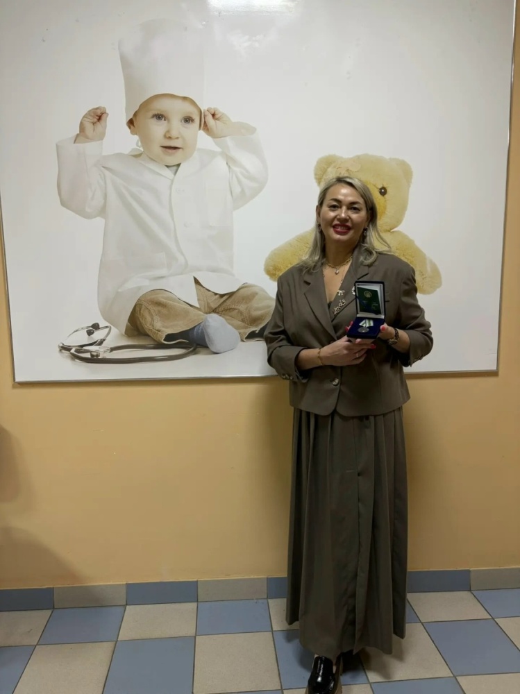 Гульнара Хасановна Хусаинова Награждена Медалью Генерала Шаймуратова!