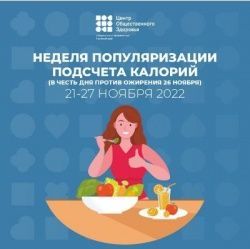 Неделя популяризации подсчета калорий